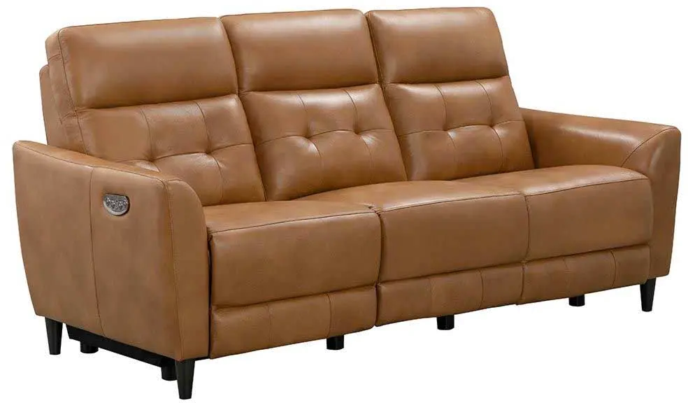 Ashokan Camel Brown Power Reclining Sofa-3