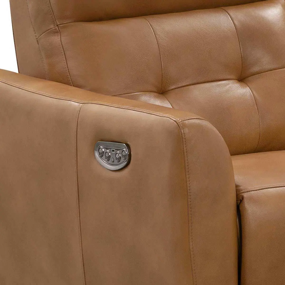 Ashokan Camel Brown Power Reclining Sofa-5
