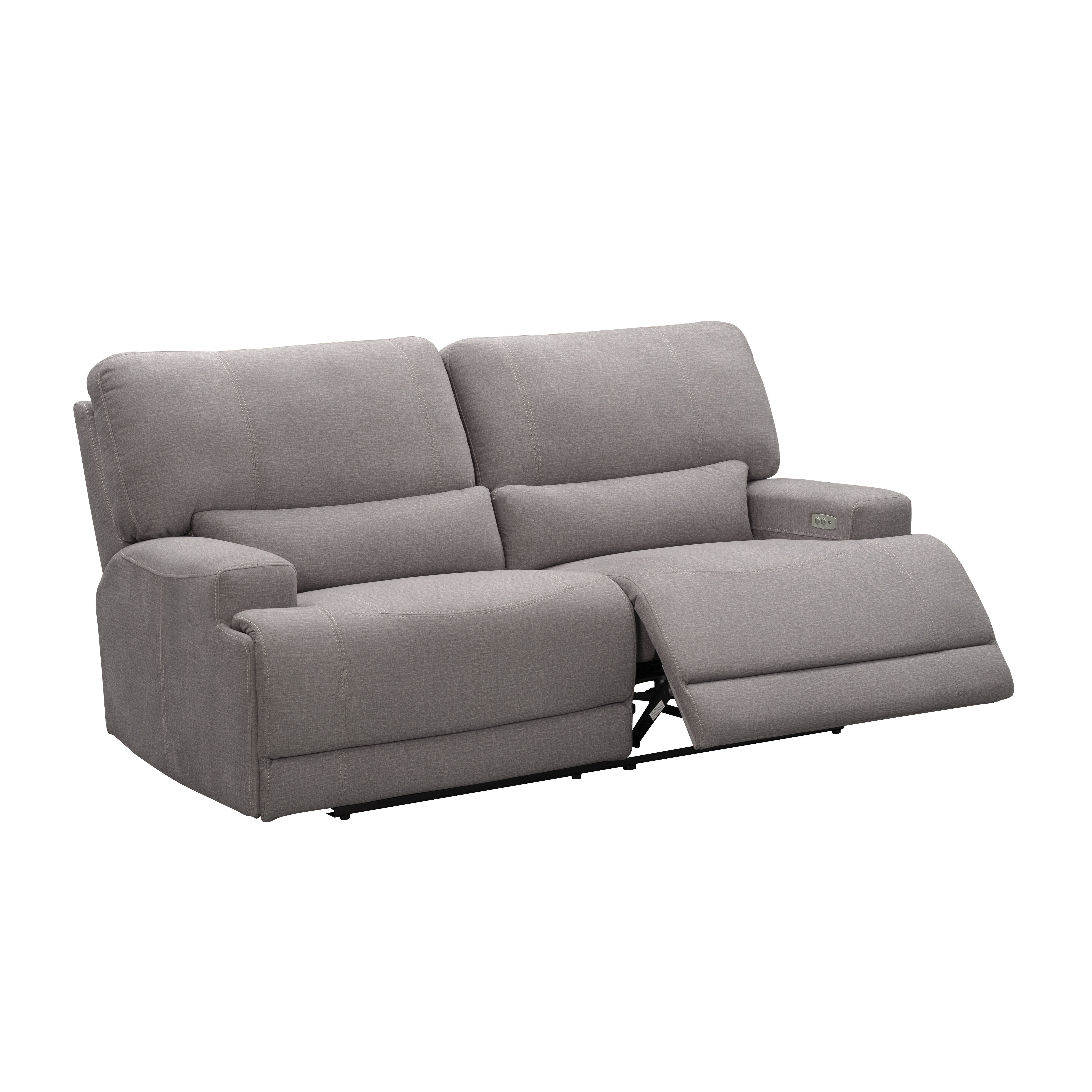 Waylon Gray Power Reclining Sofa-1