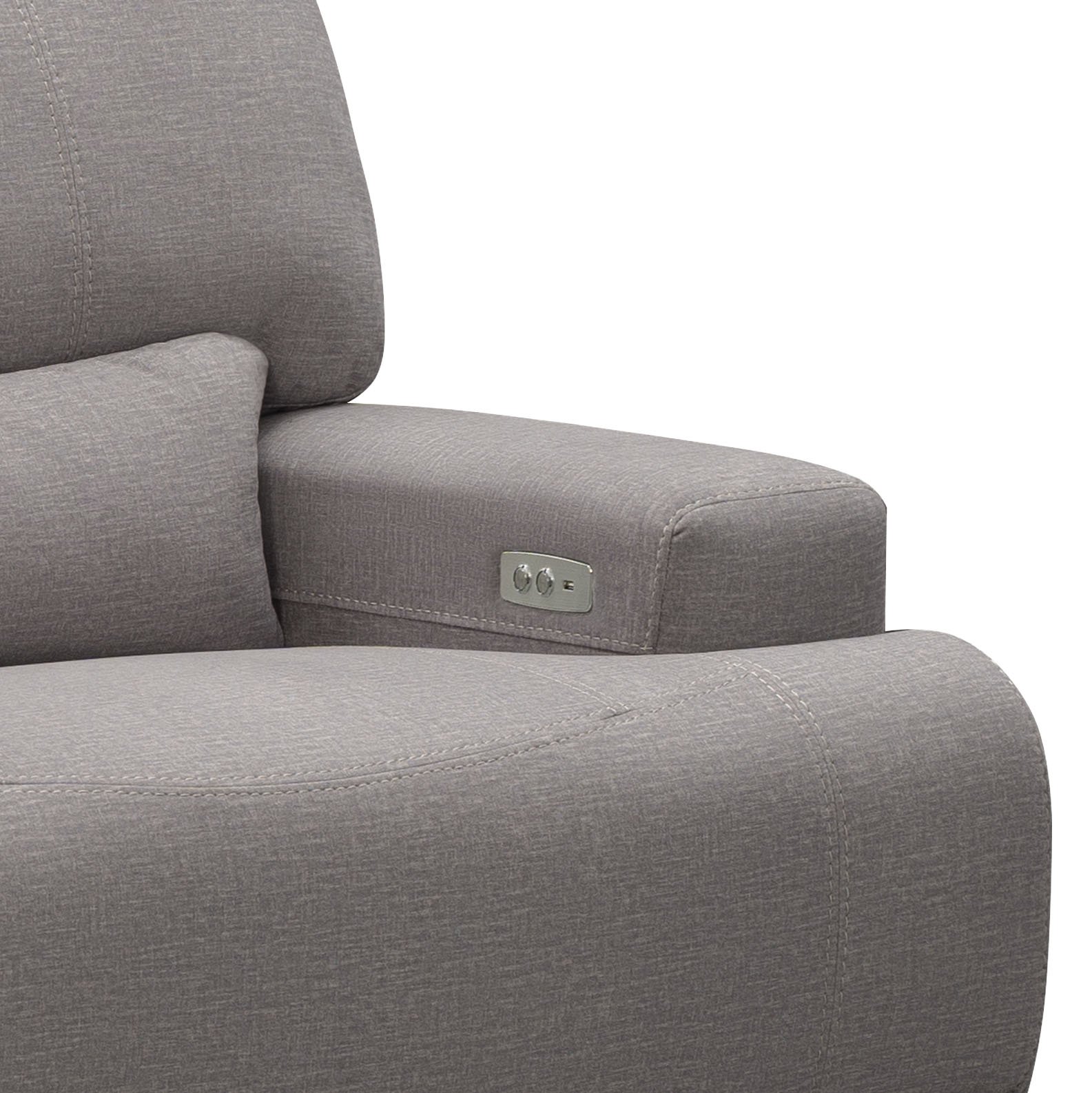 Waylon Gray Power Reclining Sofa-4