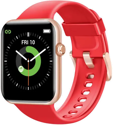 Letsfit IW2 Pink and Gold Smartwatch-1
