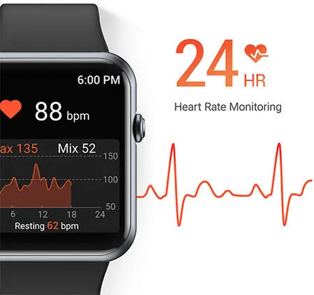 Letsfit IW2 Pink and Gold Smartwatch-5