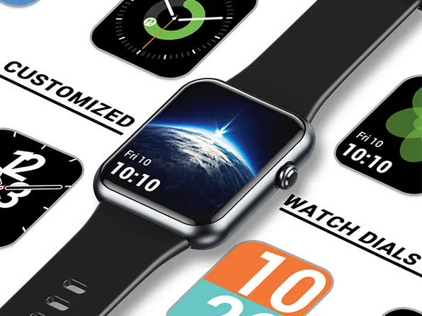 Letsfit IW2 Black Smartwatch-5