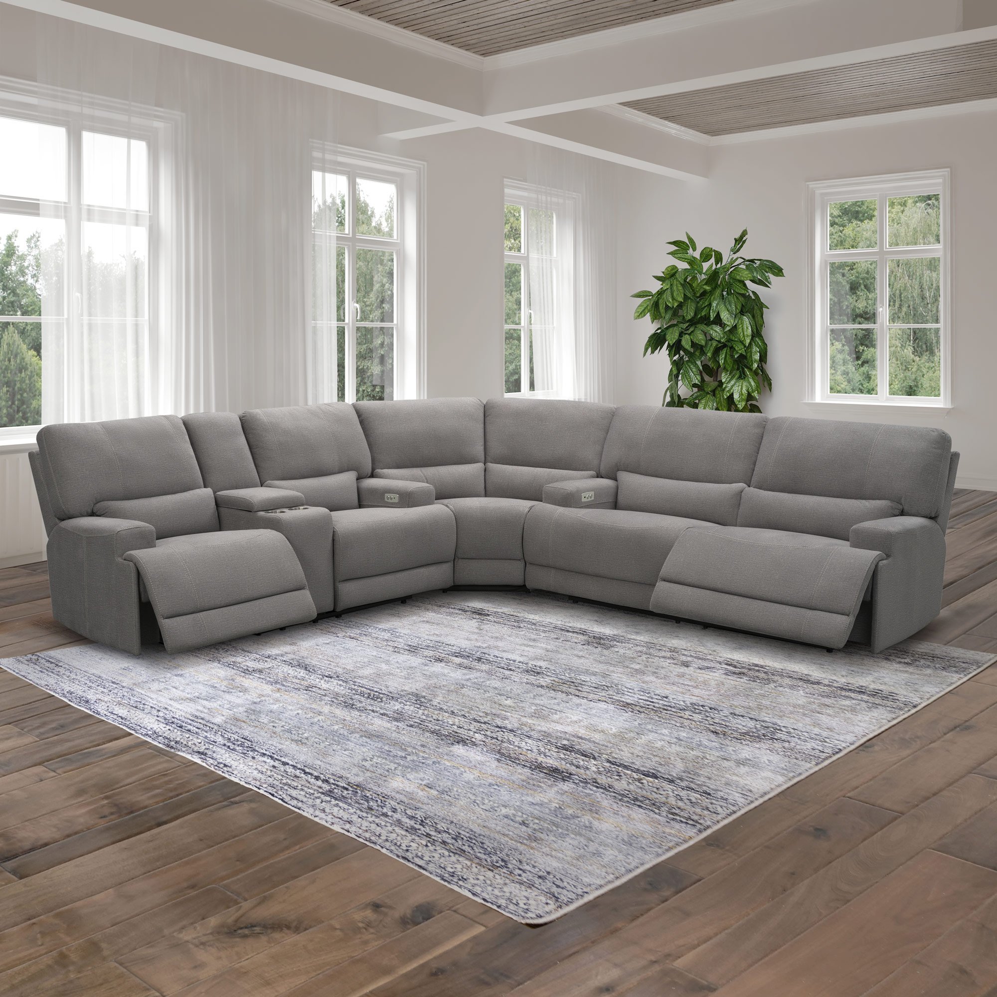Waylon 3-Piece Power Reclining Sectional-1