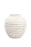 Drake Small White/Mango Vase