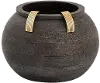 Barone Small Vase Ebony & Mango