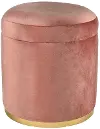 Raina Dusty Terracotta Storage Ottoman