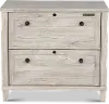 Hammond Chalk Oak Lateral File Cabinet