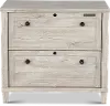 Hammond Chalk Oak Lateral File Cabinet