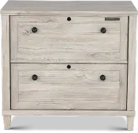 Hammond Chalk Oak Lateral File Cabinet