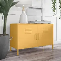Cache Yellow 2-Door Metal Locker