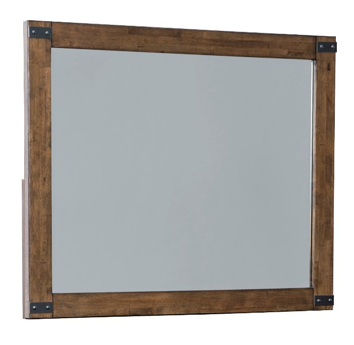 Bromwich Walnut Brown Mirror