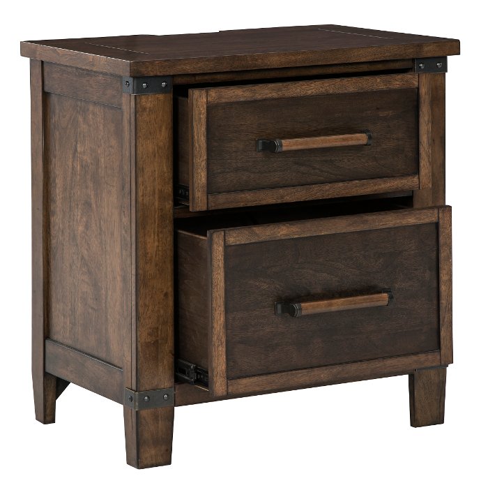 Bromwich Walnut Brown Nightstand