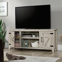 Select Chalked White Chestnut 62 Inch Farmhouse TV Stand