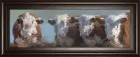 Bull & Babe By Carolyn Hawl Wall Art