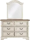 Clearance Amie Antiqued White Dresser