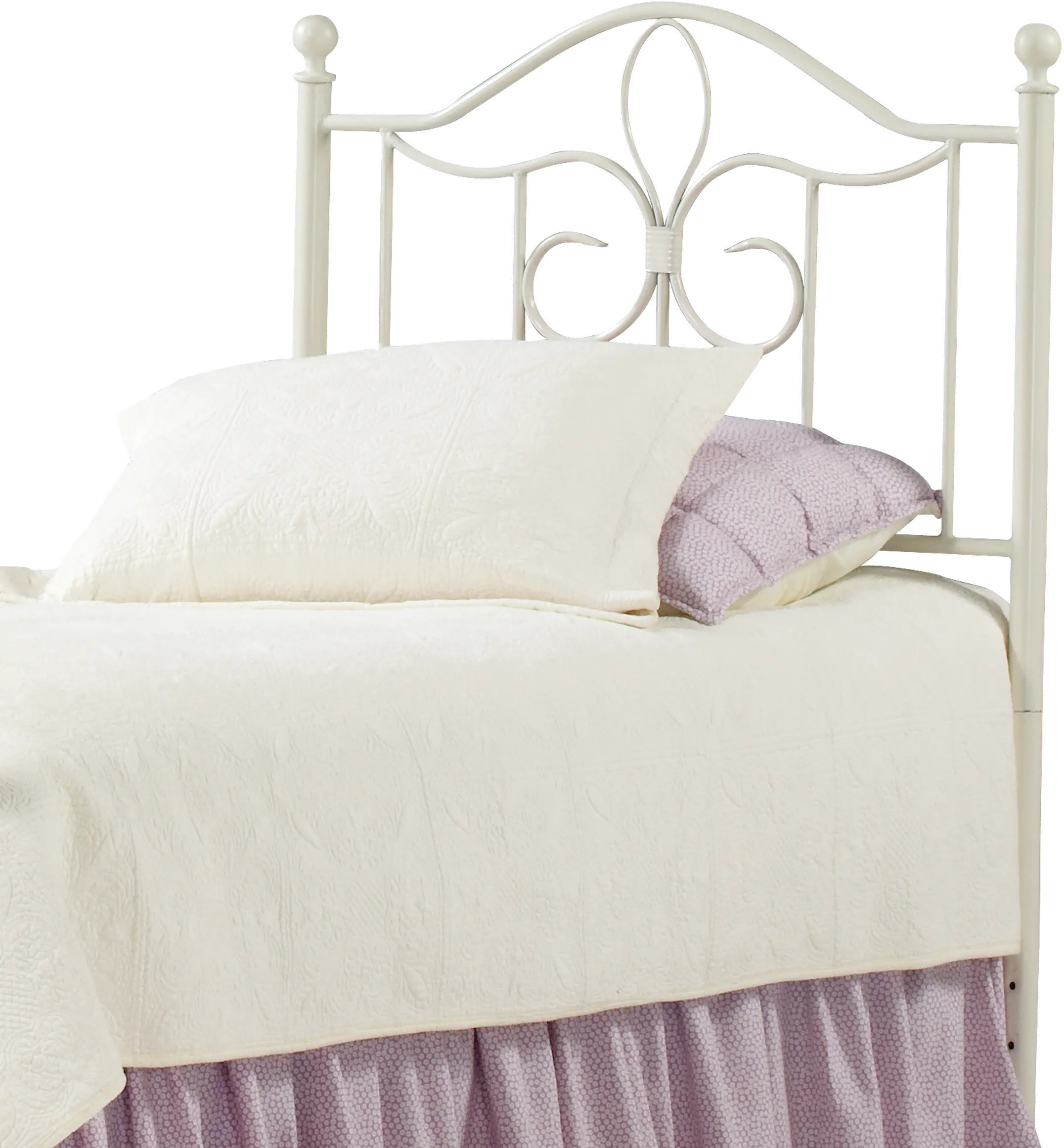 Westfield White Twin Metal Headboard-2