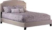 Lani Light Gray Twin Upholstered Bed