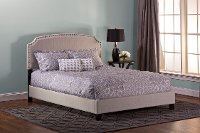 Lani Light Gray Full Upholstered Bed