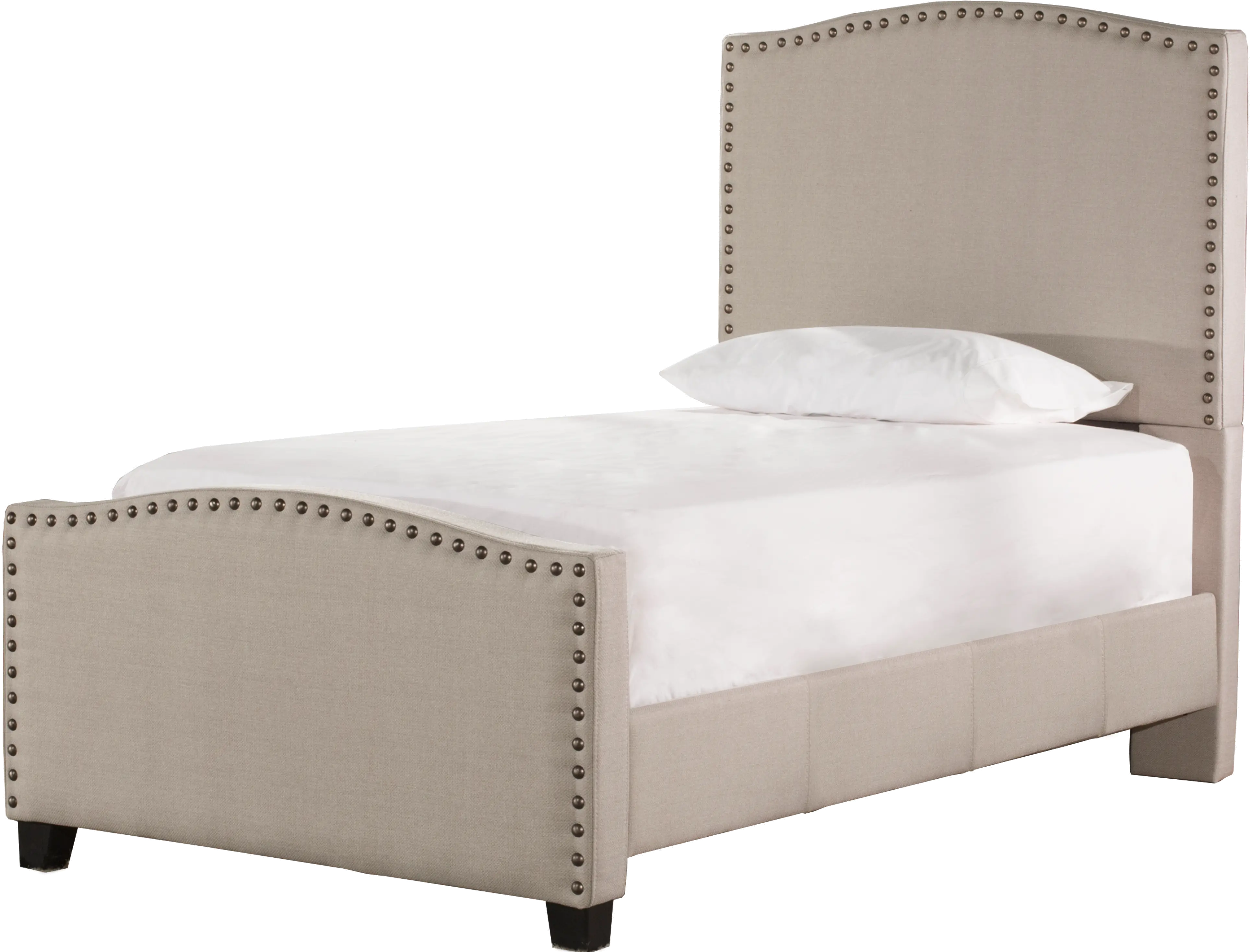 Kerstein Dove Gray Twin Upholstered Bed-2