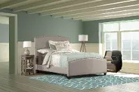 Kerstein Dove Gray Queen Upholstered Bed