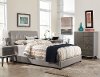 Lusso Gray Queen Upholstered Bed