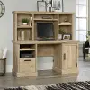 Aspen Post Prime Oak Computer Desk and Hutch