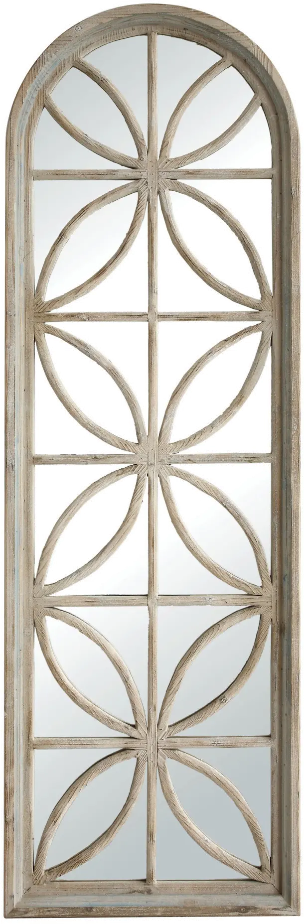 Natural Wood Framed Mirror-1