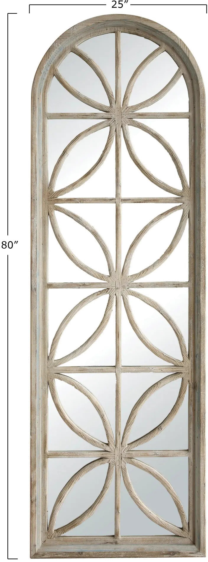 Natural Wood Framed Mirror-2