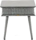 FG-EVNST-AL Drew & Jonathan Home Evans Gray Patio Side Table