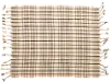 Charcoal and Brown Throw