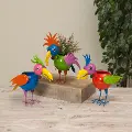 Assorted Metal Toucan Planter