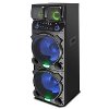 OQ-6615DJBT Supersonic 2 x 15” Bluetooth Speaker with True Wireless Technology