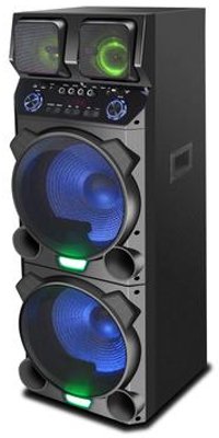 OQ-6615DJBT Supersonic 2 x 15” Bluetooth Speaker with True Wireless Technology