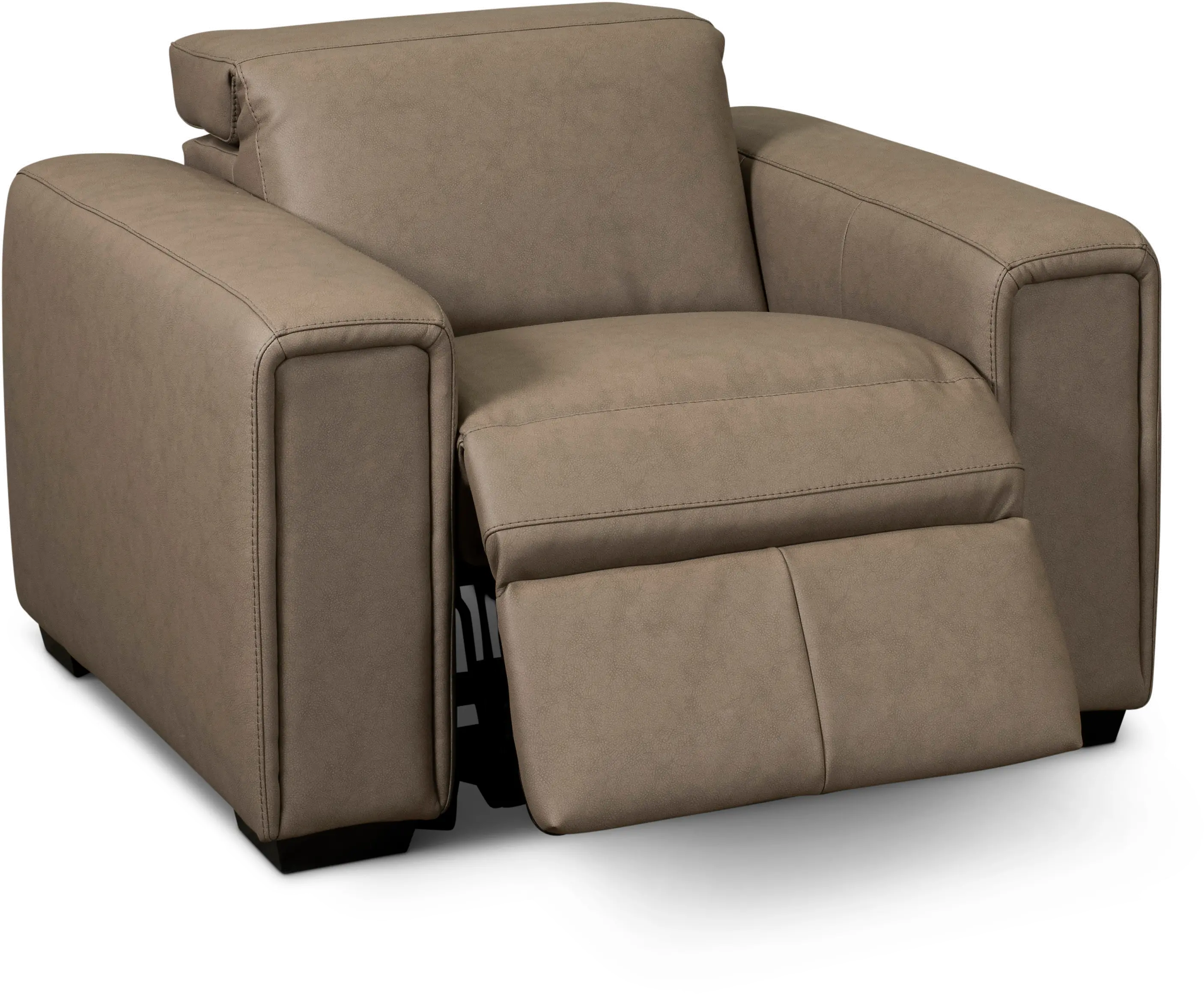 Titan Taupe Wall Hugger Power Recliner-3