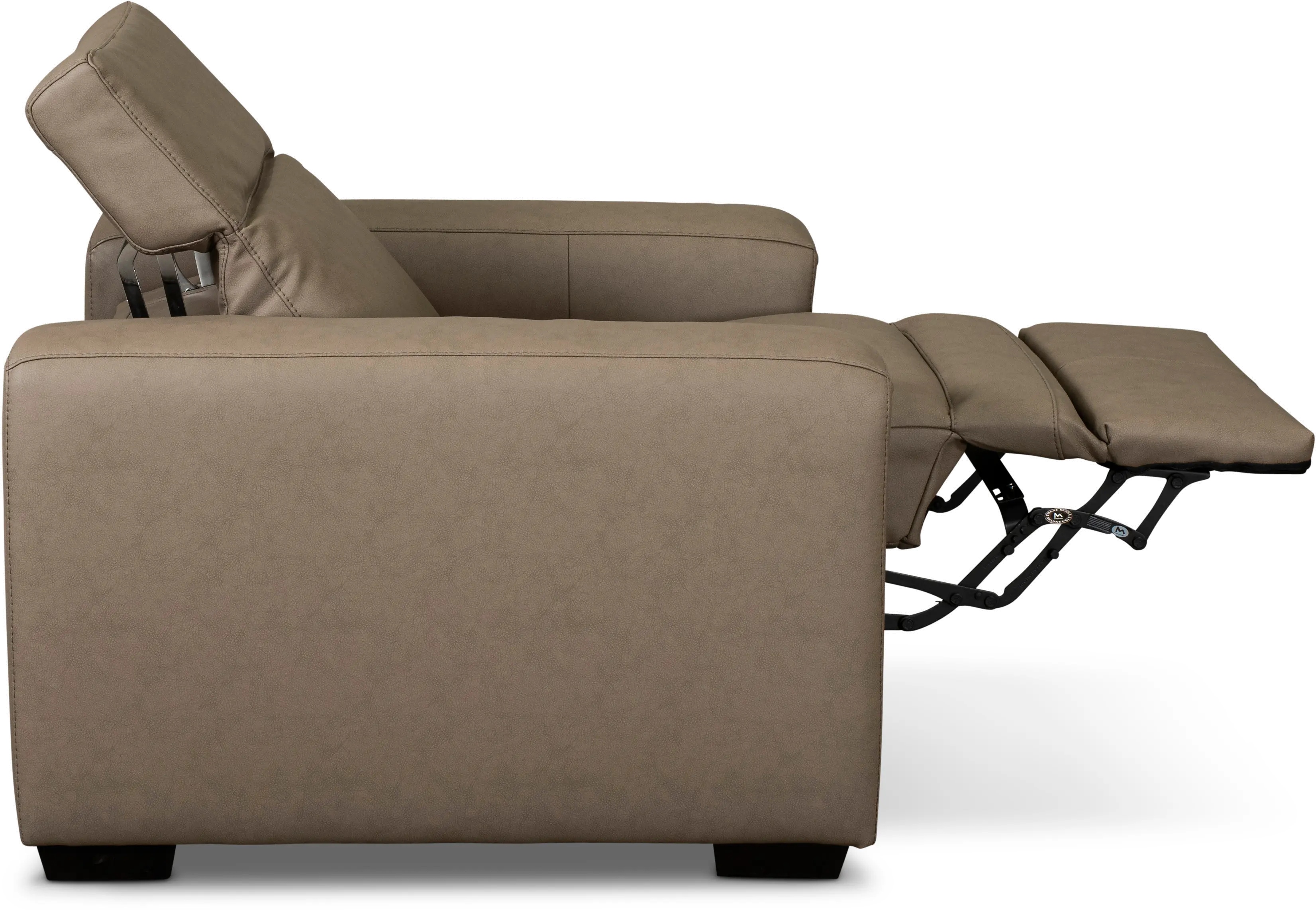 Titan Taupe Wall Hugger Power Recliner-4