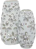 Medium Flowered Ceramic 11 Vase