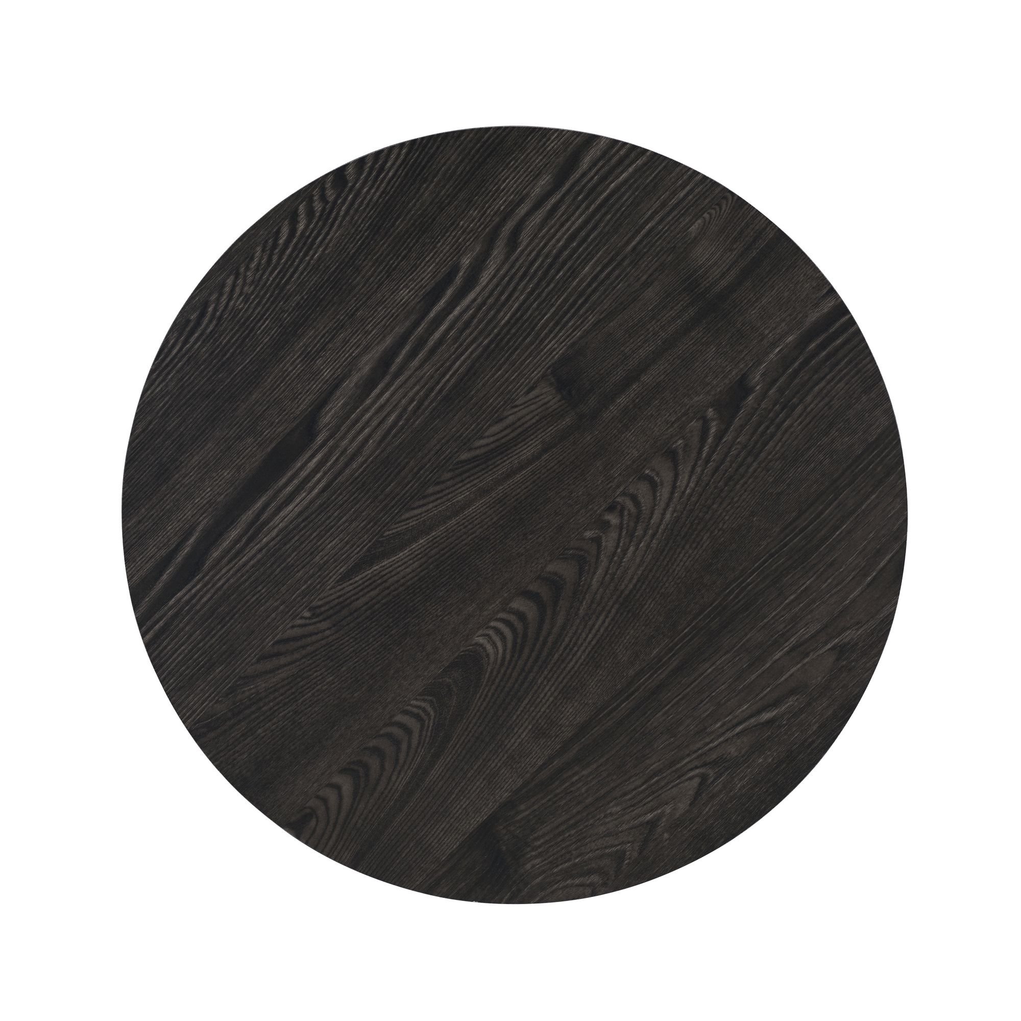 Dakota Charcoal Off Black and Chrome Round 3 Pack Table Set-8