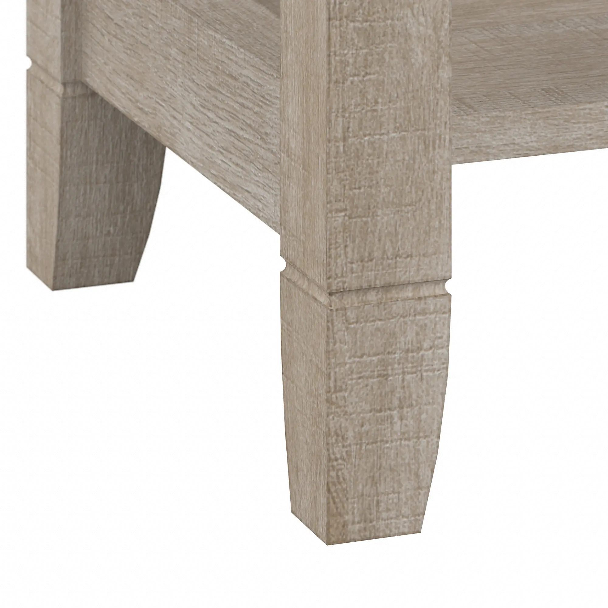 KWD134WG-03 Key West Farmhouse Washed Gray Corner Desk-5