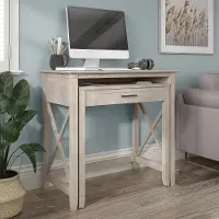 KWD136WG-03 Key West Farmhouse Washed Gray 36W Pull Out Writing Desk