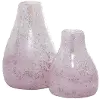 Small Mauve/White 8.6 Inch Vase