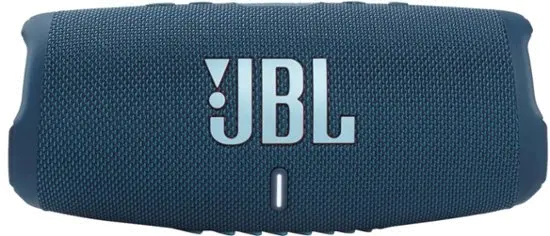 JBLCHARGEBLUAM JBL Charge 5 Portable Bluetooth Speaker - Blue-1
