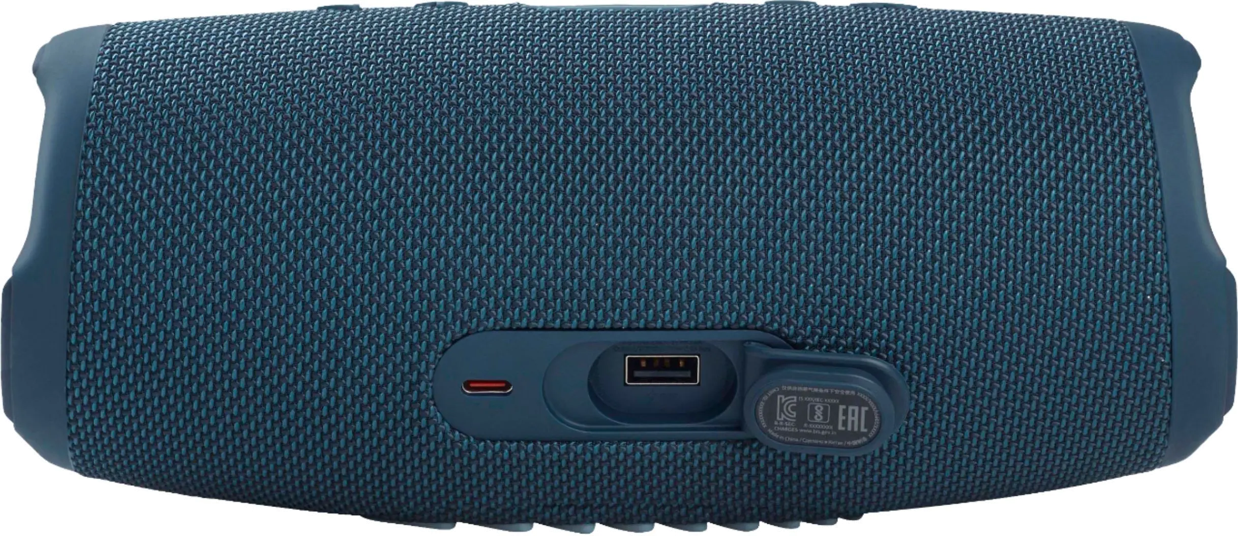 JBLCHARGEBLUAM JBL Charge 5 Portable Bluetooth Speaker - Blue-4