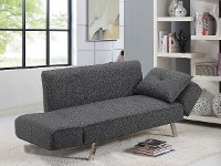 Miley Serta Gray Convertible Sofa