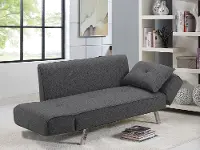 Miley Serta Gray Convertible Sofa