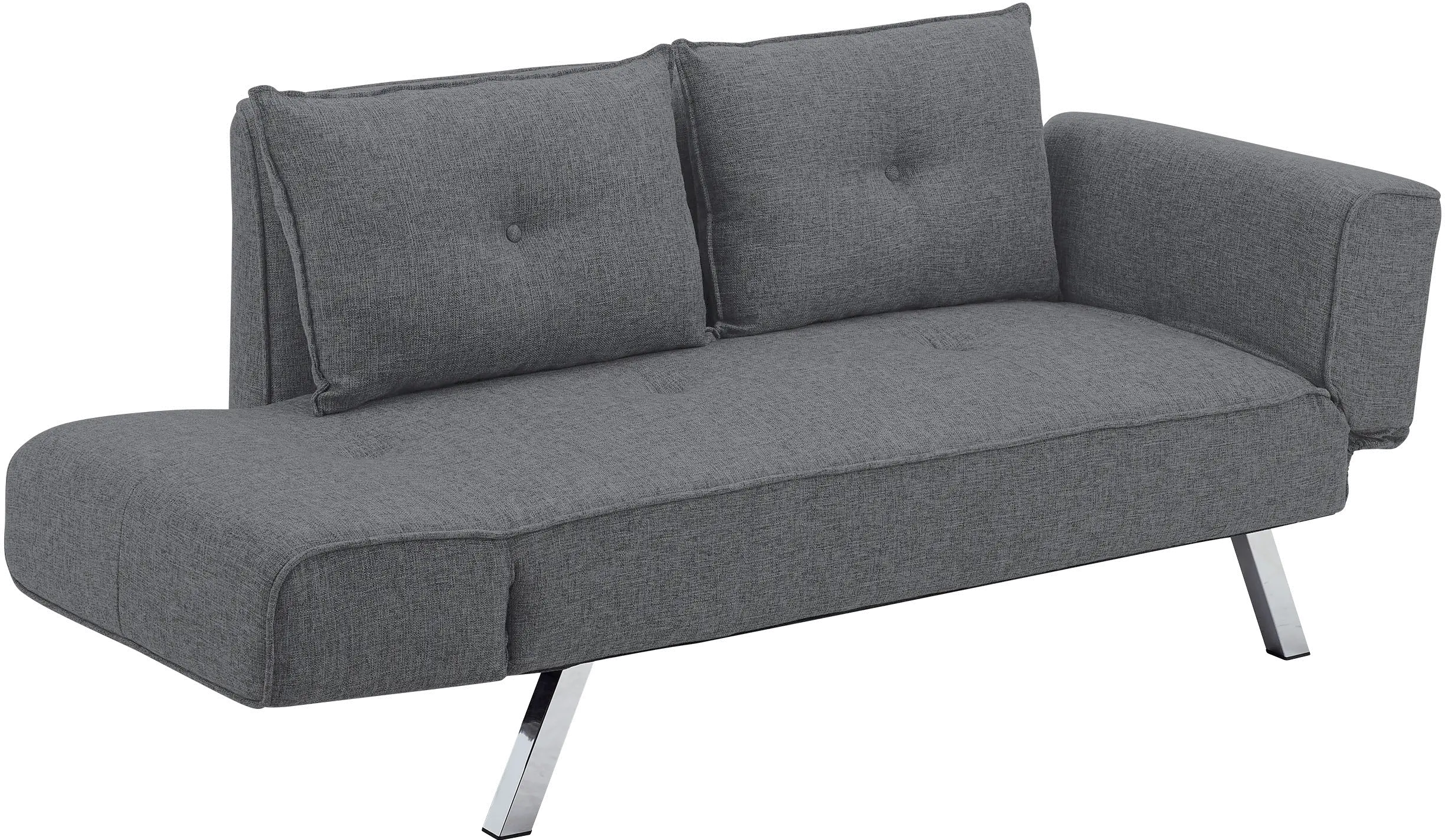 Miley Serta Gray Convertible Sofa-2