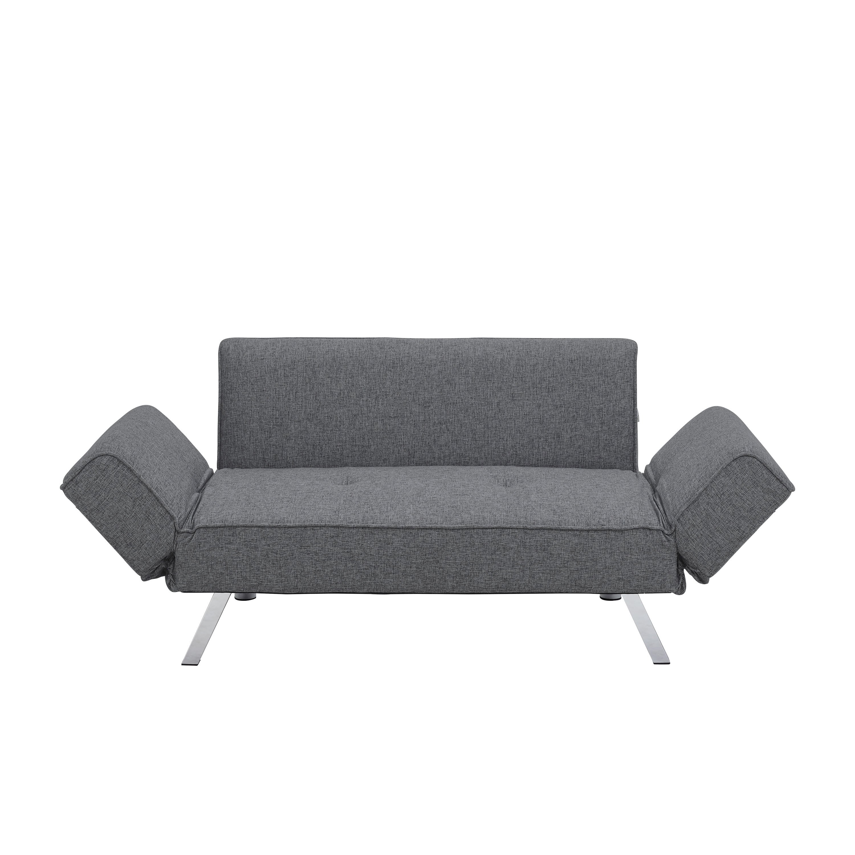 Miley Serta Gray Convertible Sofa-3