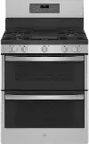 PGB965YPFS GE Profile 6.8 cu ft Double Oven Gas Range - Stainless Steel