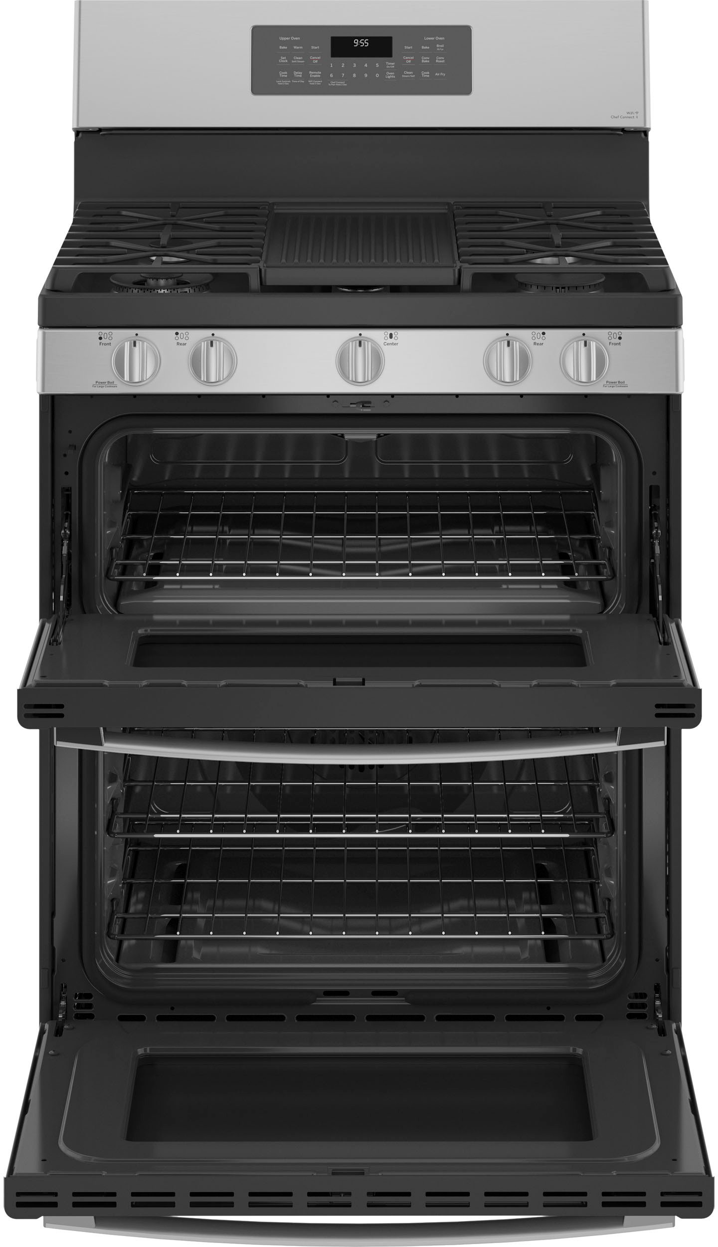 PGB965YPFS GE Profile Double Oven Gas Range - Fingerprint Resistant Stainless Steel-2