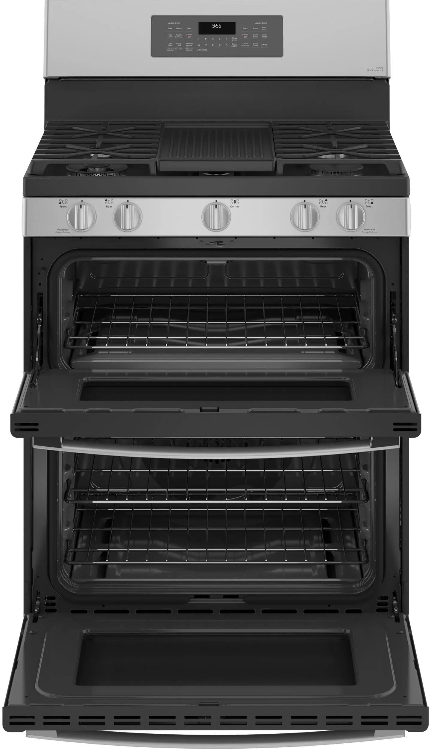 PGB965YPFS GE Profile Double Oven Gas Range - Fingerprint Resistant Stainless Steel-2